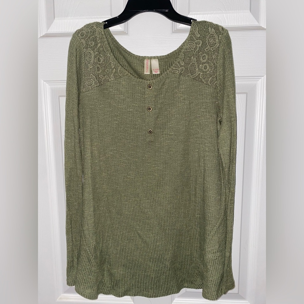 Olive Long Sleeve Shirt